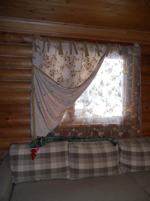 Фото штор : шторы для загородного дома и дачи