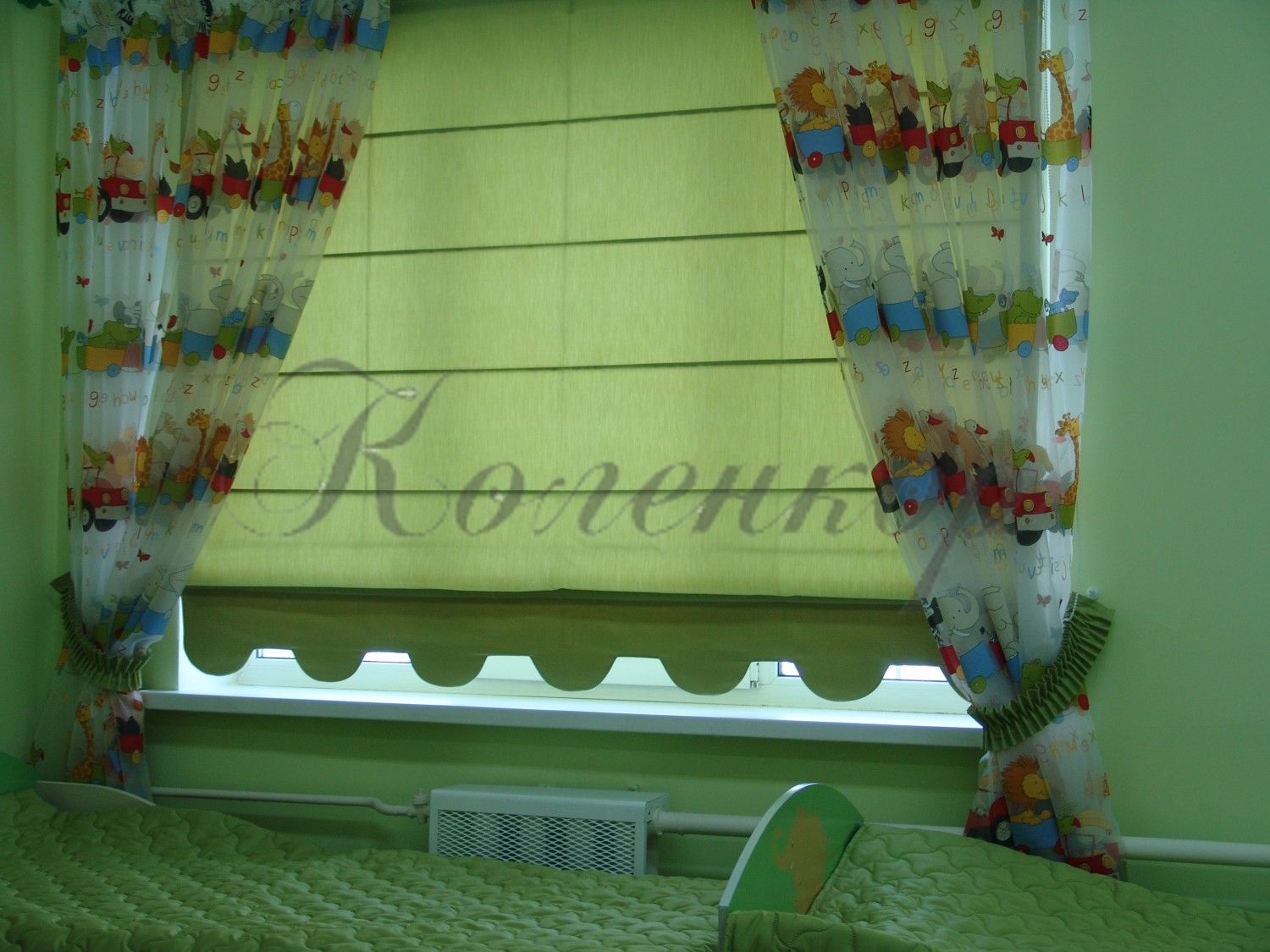 Римские шторы для детского сада